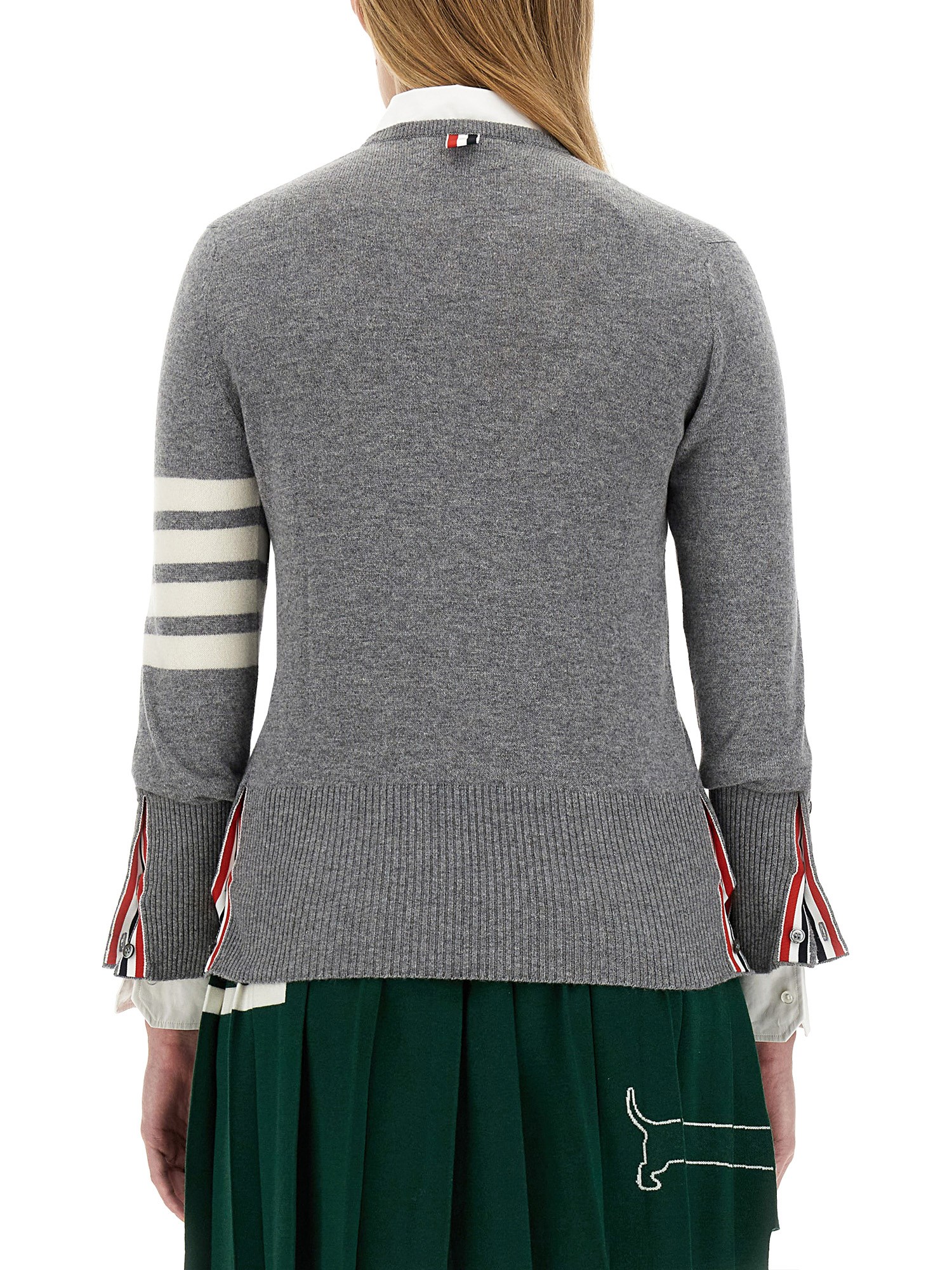 THOM BROWNE    CAHSMERE CARDIGAN