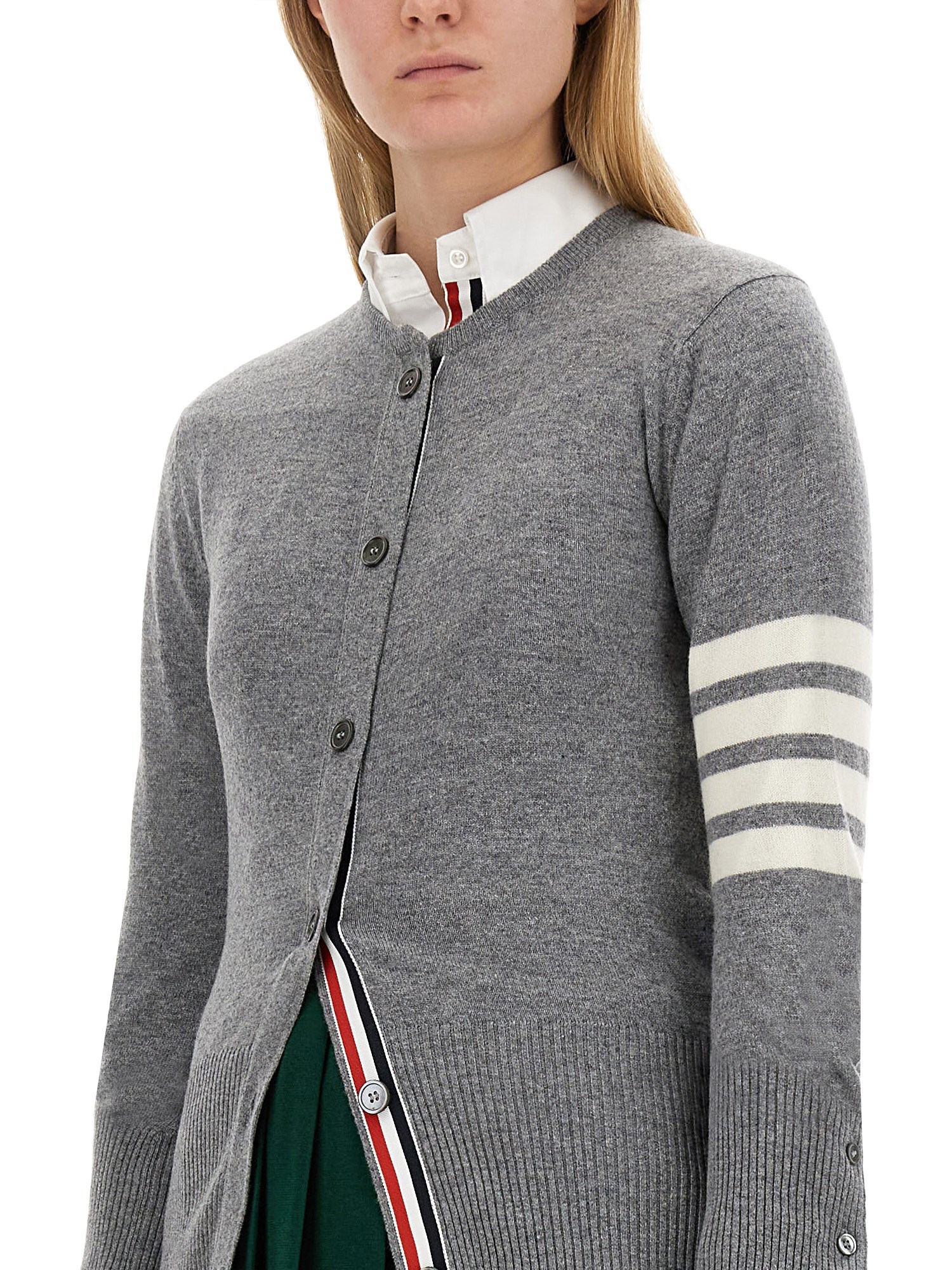 THOM BROWNE    CAHSMERE CARDIGAN