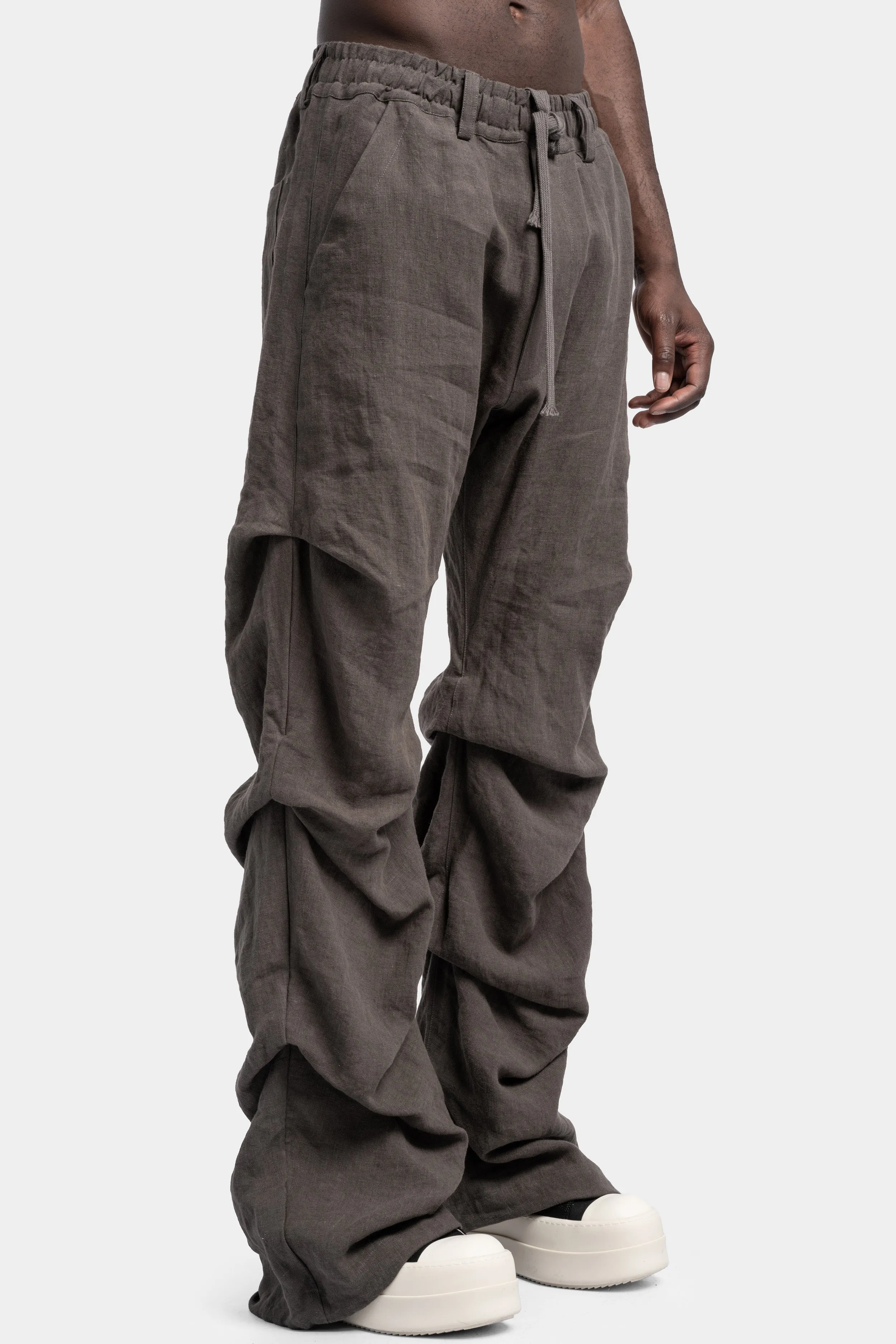 Tuck baggy pants, Grey