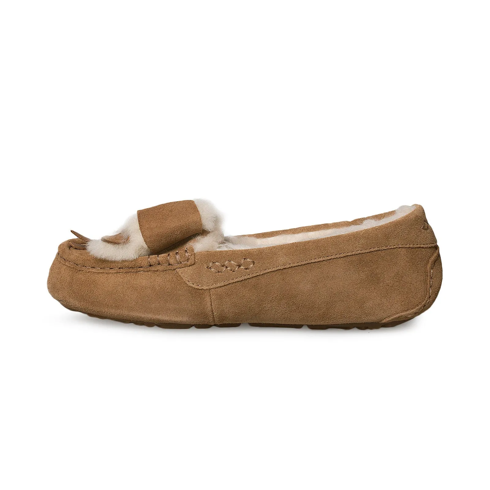 UGG Ansley Bow Chestnut Slippers - Women's