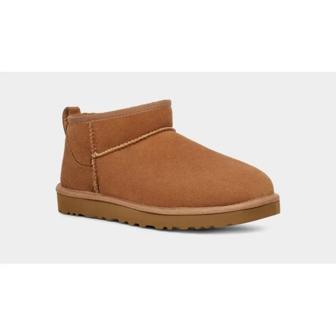 UGG Mens Classic Ultra Mini in Chestnut