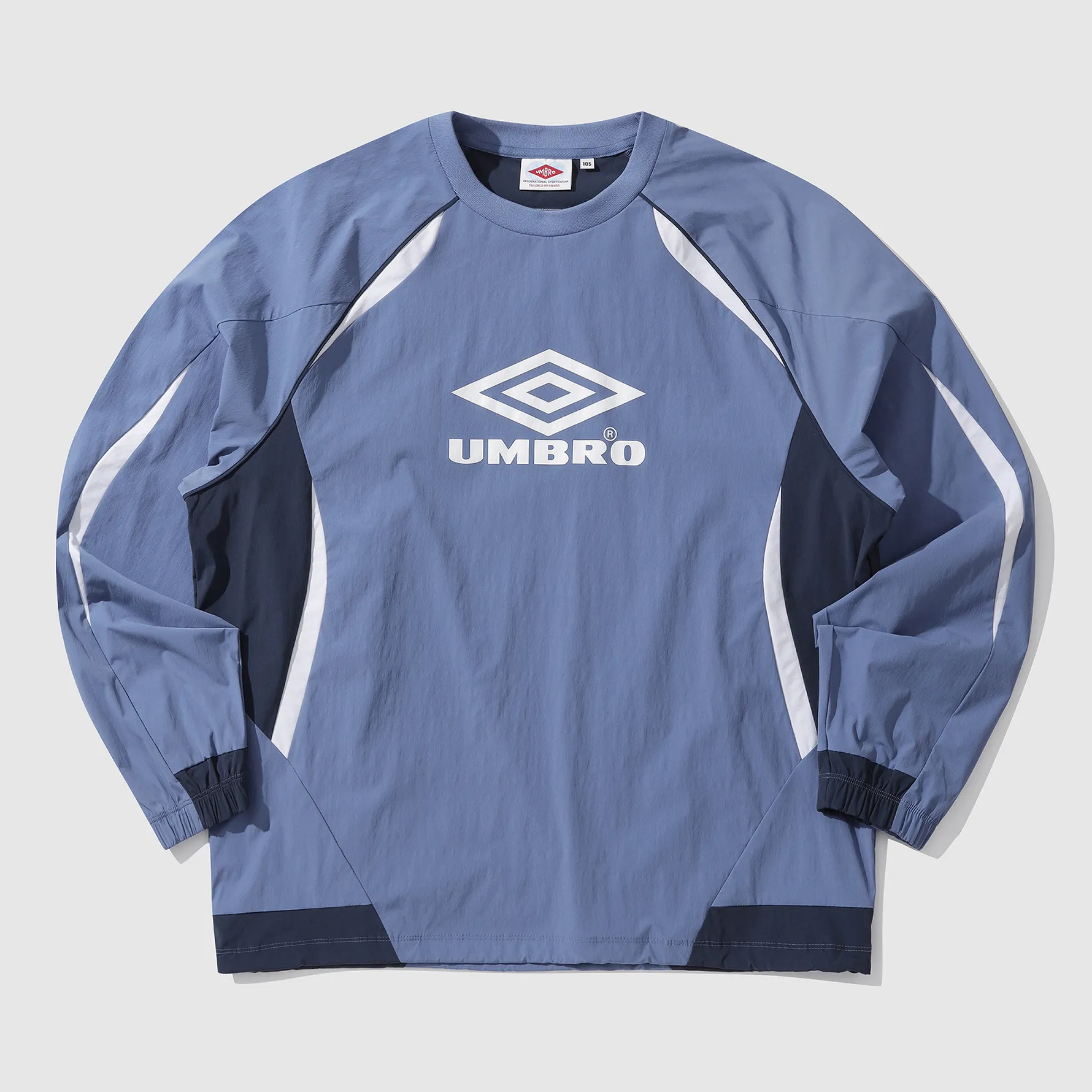 UMBRO  |Unisex U-Neck Long Sleeves Plain Long Sleeve T-shirt Logo