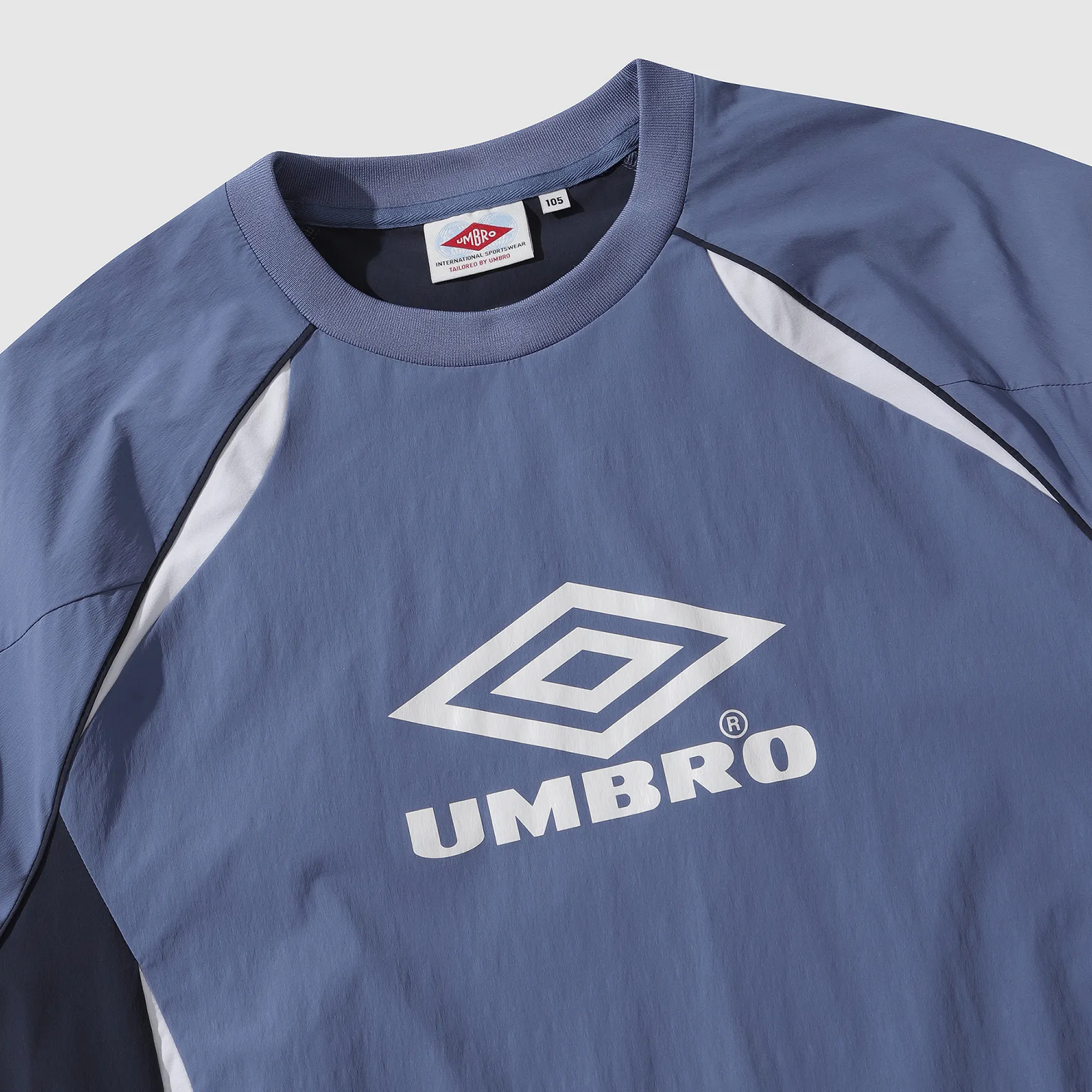 UMBRO  |Unisex U-Neck Long Sleeves Plain Long Sleeve T-shirt Logo