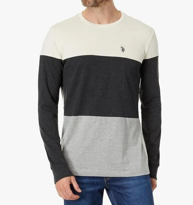 US POLO ASSN.  |Street Style Long Sleeves Long Sleeve T-shirt Logo