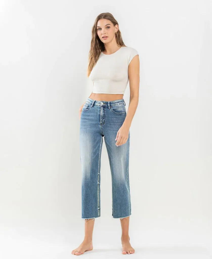 Vervet Olivia Wide Leg Crop Jean