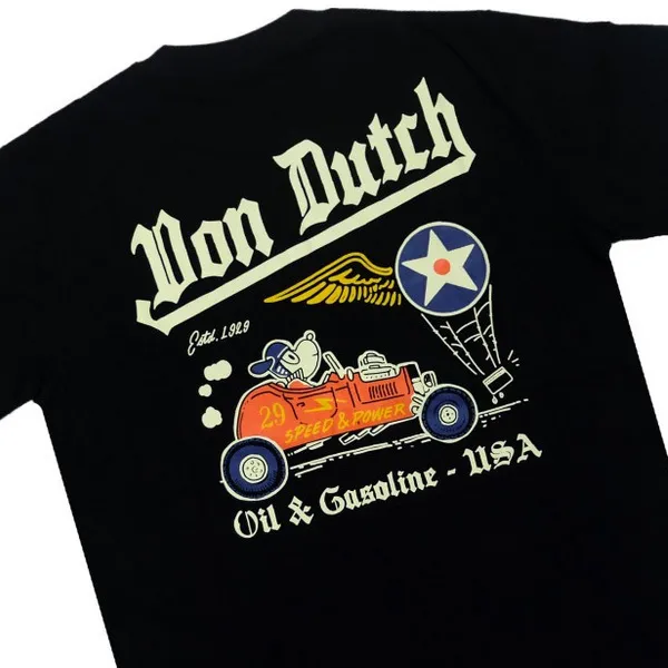 Von Dutch  |Pullovers Unisex Street Style Plain Cotton Short Sleeves