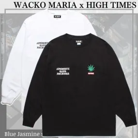 WACKO MARIA  |Crew Neck Collaboration Long Sleeves Plain Cotton