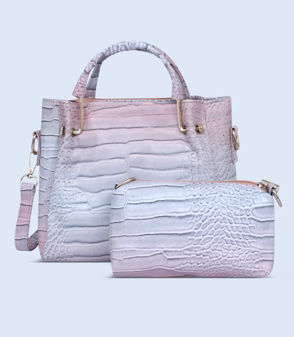 WB2239-PINK-Women Shoulder Bag