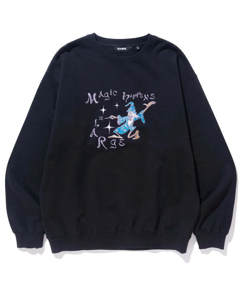 X-Large  |Pullovers Unisex Sweat Street Style Long Sleeves Plain