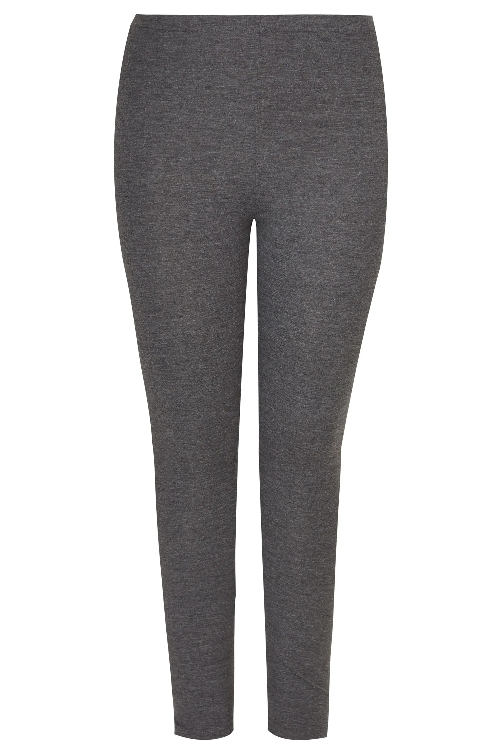 YOURS Curve Grey Soft Touch Stretch Leggings