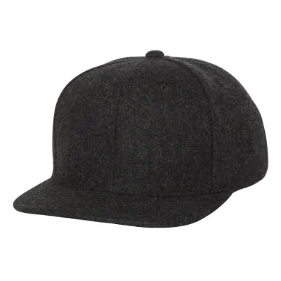 Yupoong Melton Wool Snapback Cap