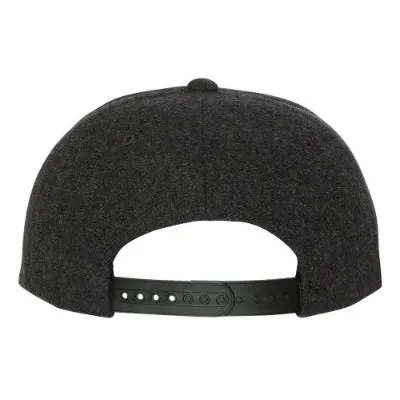 Yupoong Melton Wool Snapback Cap