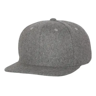 Yupoong Melton Wool Snapback Cap