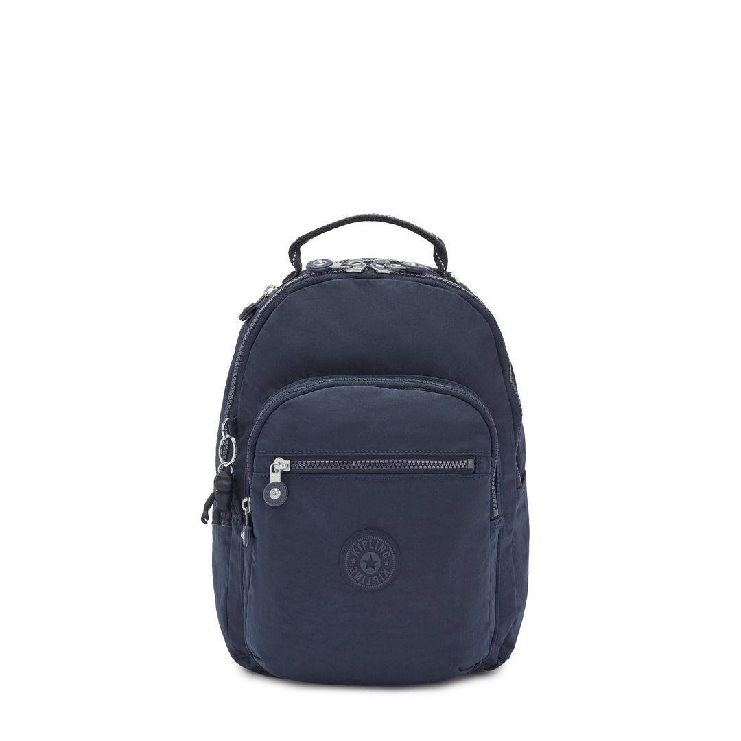 ZAINO KIPLING DONNA SEOUL BLUE BLEU 2 SCOMPARTO LAPTOP KPKI408296V1