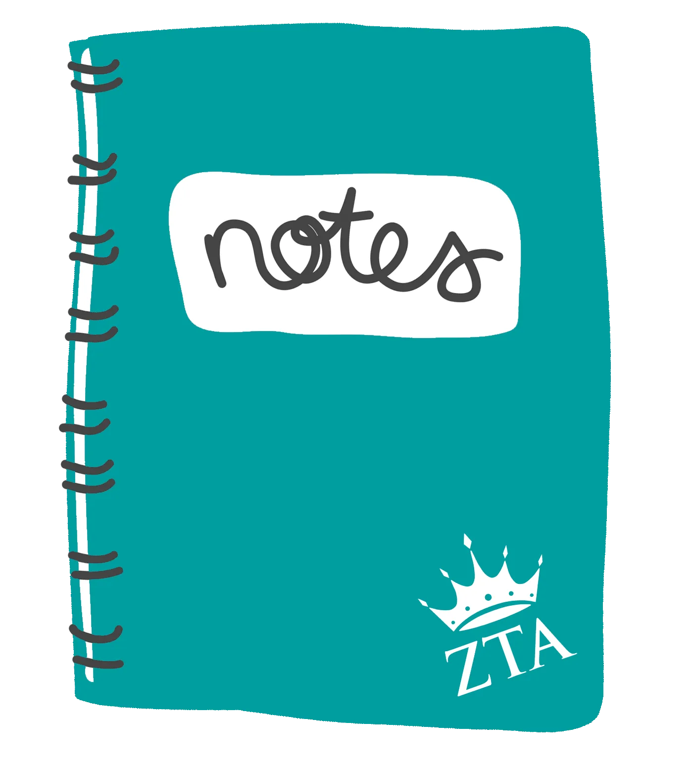 Zeta Tau Alpha Sticker - Notebook